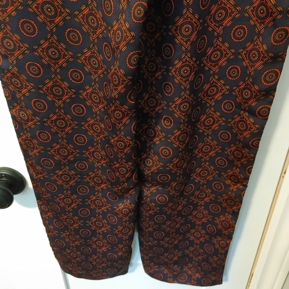 CLUB Monaco Printed Twill Pants Size 6 - Picture 7 of 10